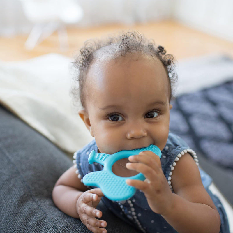 Dr. Brown's Ridgees Giraffe, Massaging Baby Teether, Designed by a Pediatric Dentist, BPA Free, 3m+