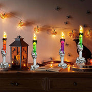 Halloween Decorations, 3PCS Halloween Candle Lights, Hand Shape Flameless Candle, Party Decorative Props Hand Light