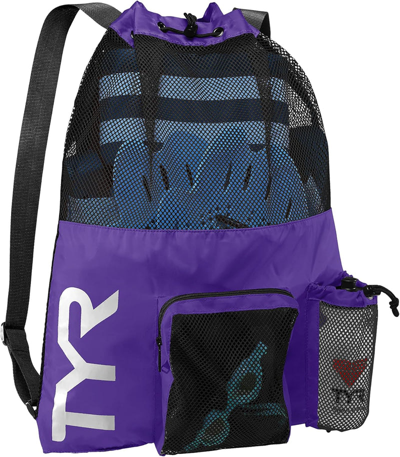 unisex-adult Big Mesh Mummy Backpack Backpack - Purple