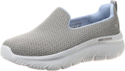 GO WALK MAX CUSHIONING HYPER BURST womens Shoes - TAUPE BLUE