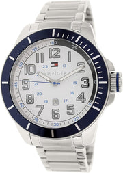 Tommy Hilfiger LA ESSENTIALS Men Watch, Analog - WHITE / SILVER