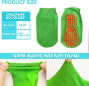 SKY-TOUCH Toddler Grips Ankle Socks, Non Slip Socks for Kids, Low Cut Anti-Skid Floor Socks for 1-3 Years Baby Boys and Girls, 8 Pairs
