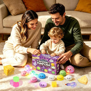 SLEEPHEAD Squishy bun Advent Calendar, 25 PCS bun Mystery Surprise Fidget Toys, Stress & Anxiety Relief Sensory Toys for Kids & Adults, Ideal Holiday & Birthday Gift