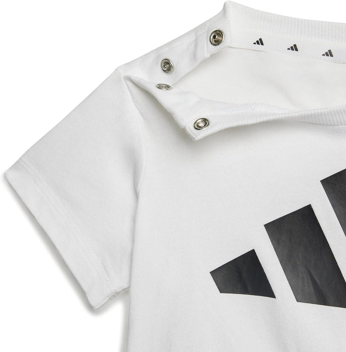 adidas I BL T-SET 160 Suits for Unisex Child WHITE/BLACK 6-9 Months, 1-2 Years