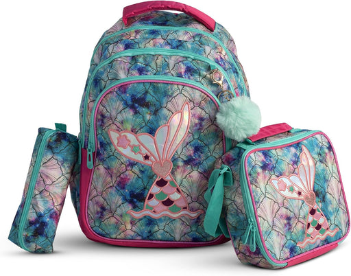3 in 1 Backpack for Girls Kids Bags School Bags Baby with Lunch Bag & Pencil Box For Girls Boys Preschool Backpacks for Girls Mini Small Toddler Backpack for Age 3+ Years (Cute Girl-Set) - Fairy Design- Set