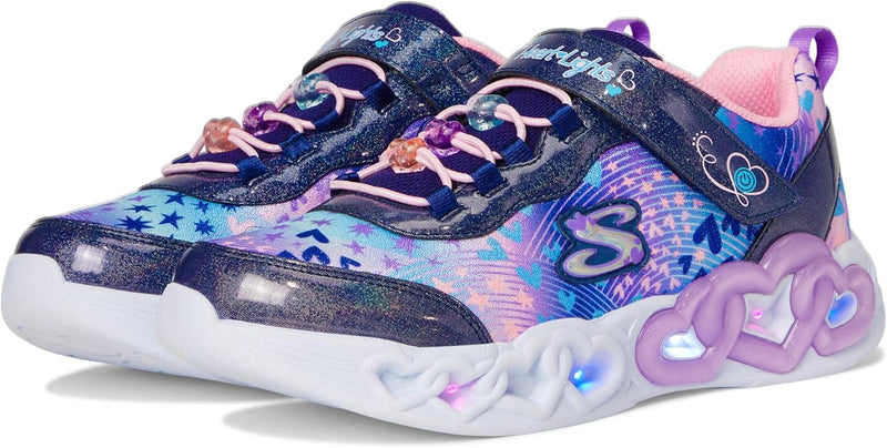INFINITE HEART LIGHTS girls Shoes - NAVY MINT