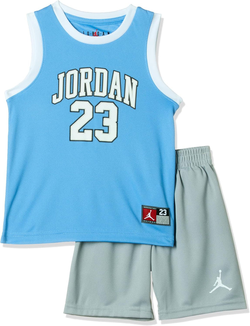 Unisex Kids Jordan 23 Jersey Set SET (pack of 1) - WOLF GRAY