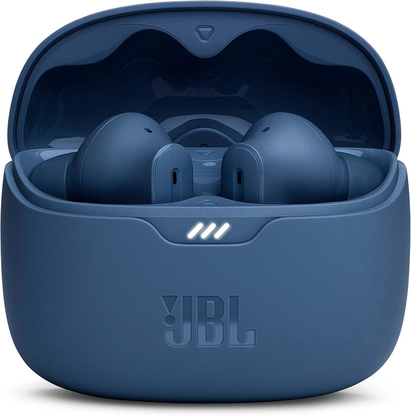 JBL Tune Beam Earphones, Bluetooth and Wireless, Water Resistant and Noise Cancelling with up to 48 Hours Battery Life, Blue - ‎ JBLTBEAMBLU