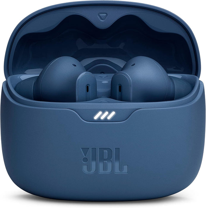 JBL Tune Beam Earphones, Bluetooth and Wireless, Water Resistant and Noise Cancelling with up to 48 Hours Battery Life, Blue - ‎ JBLTBEAMBLU