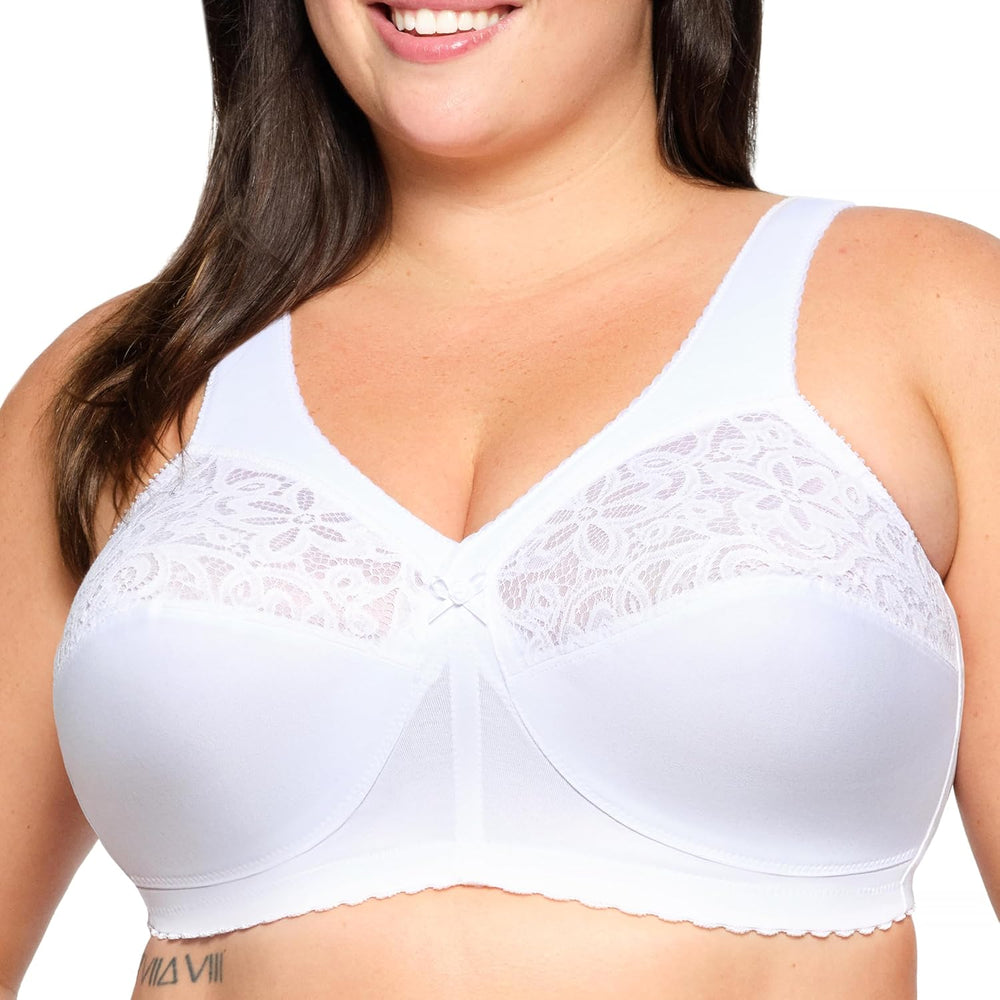 Women's Full Figure MagicLift Cotton Wirefree Support Bra 1001