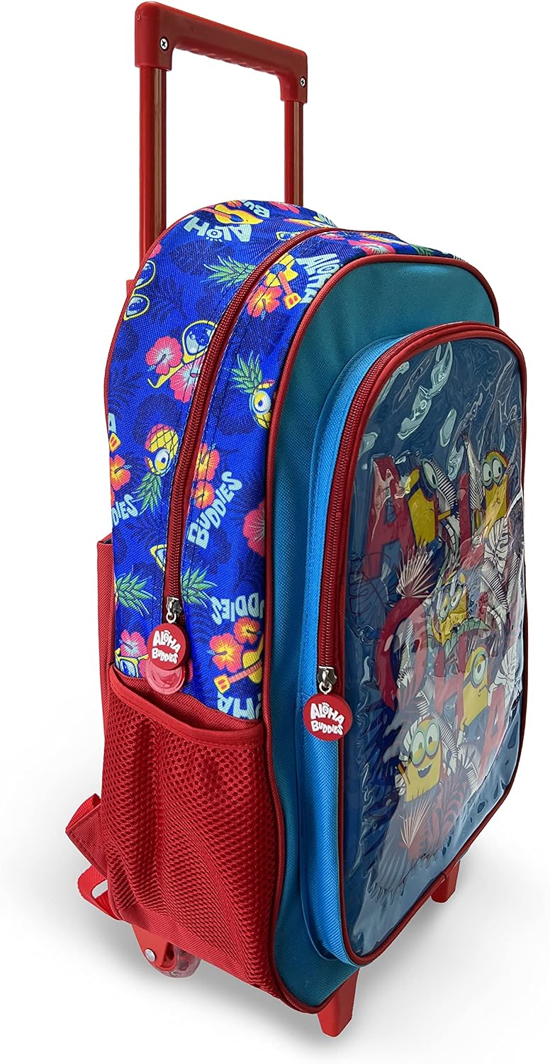 Minions Aloha Buddies 18" 5in1 Trolley BackPack Set