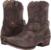 Riley Round Toe Cowboy Boots womens Western Boot - Brown