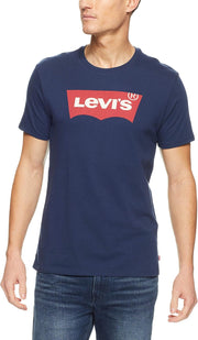 Men's Graphic Set-in Neck T-shirt - Blue