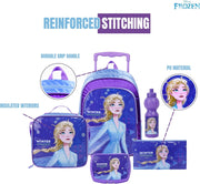 Frozen Winter Wonders 5In1 Backpack Set 16" I Trolley I Lunch Bag I Water Bottle I Pencil Case I Lunch Box I Packaging