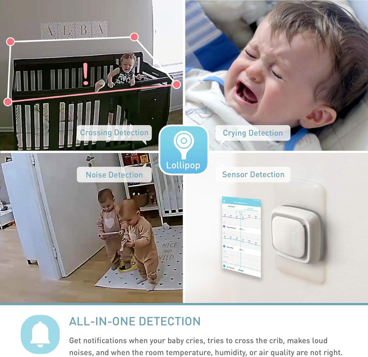 Lollipop HD WiFi Pet/Home/Baby Monitor