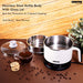 Geepas 1000W Multifunctional 1.7 L Double Layer Kettle - 3-in-1 Cordless Kettle, Steamer and Egg Boiler - Boil Dry Protection, 2 Speed Heating - Ideal for Steaming Vegetables Boiling Eggs