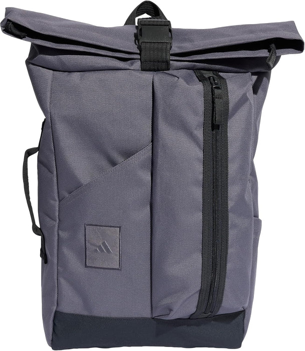 adidas adidas Utility Backpack Roll Top, Recycled Polyester, Grey