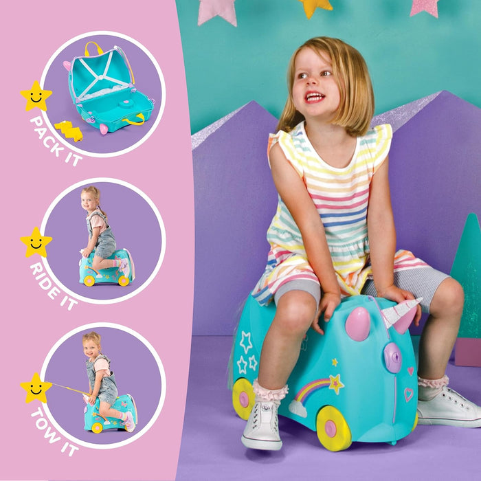 Trunki Harley The Ladybug Ride On Suitcase Red TI0092-GB01