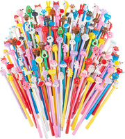 40 Pack Cute Cartoon Pens Animal Writing Pens 0.5 mm Assorted Styles Pens Stationery for Office School Student Kids Present,Classroom, Party Favors, Goodie Bags Fillers, Birthday Day Gifts and Prize