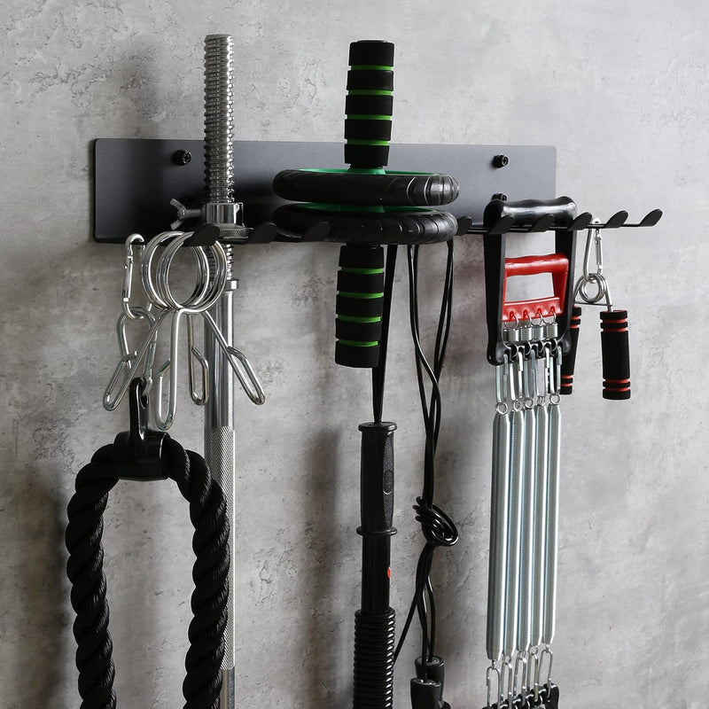 Multi-Use Gym Equipment Storage Rack, Resistance Bands Heavy Duty Dumbbell Rack for Exercise Bands, Lifting Belts and Jump Ropes