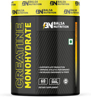 Balsa Nutrition Creatine Monohydrate Powder- 300g, 5g Per Serving (Unflavored) Supports Muscle Strength, Workout & Performance Recovery, Produce Energy, Immune Booster Non- GMO