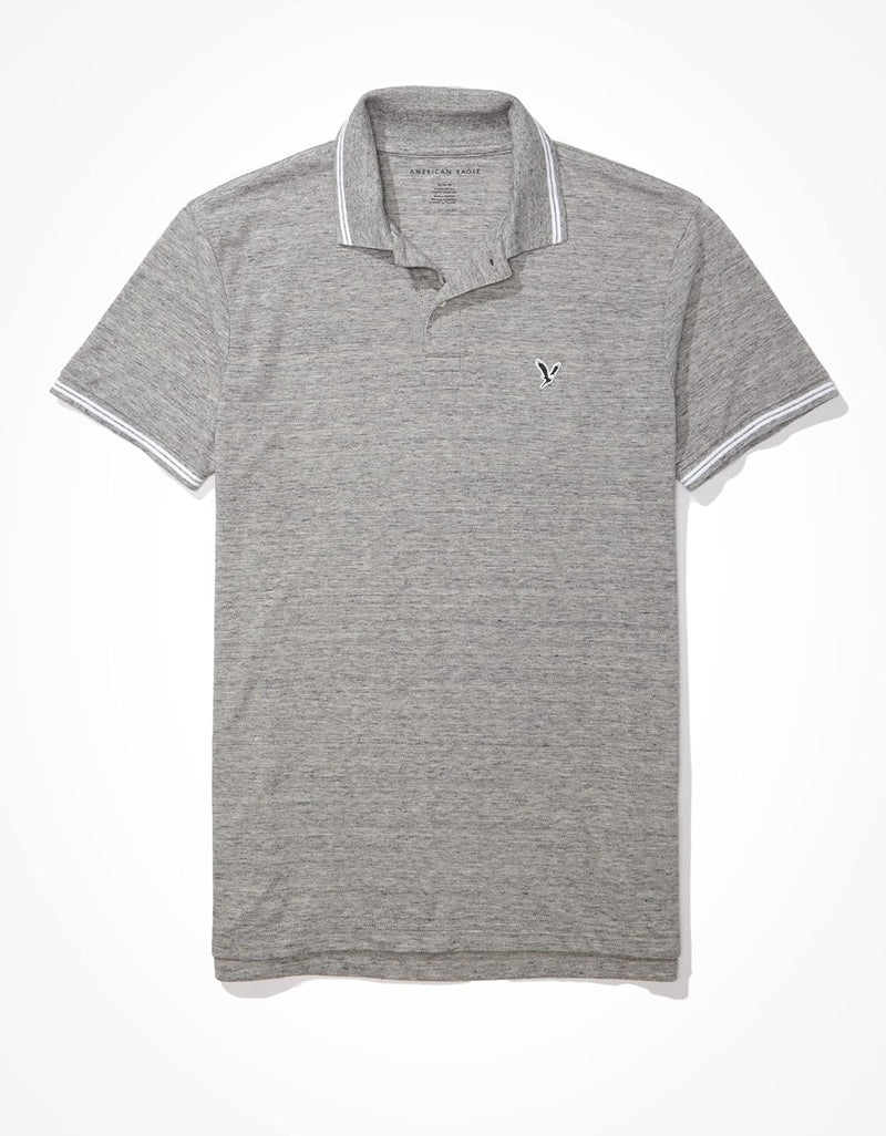 American Eagle Men's Slim Fit Pique Polo Shirt