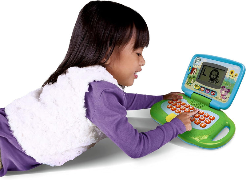 LeapFrog Scout My Own Leaptop (Green), Interactive Learning Laptop, Teaches Letters, Numbers, and Fun Activities, Ideal for Kids Aged 25 Years - Green Standard Packaging