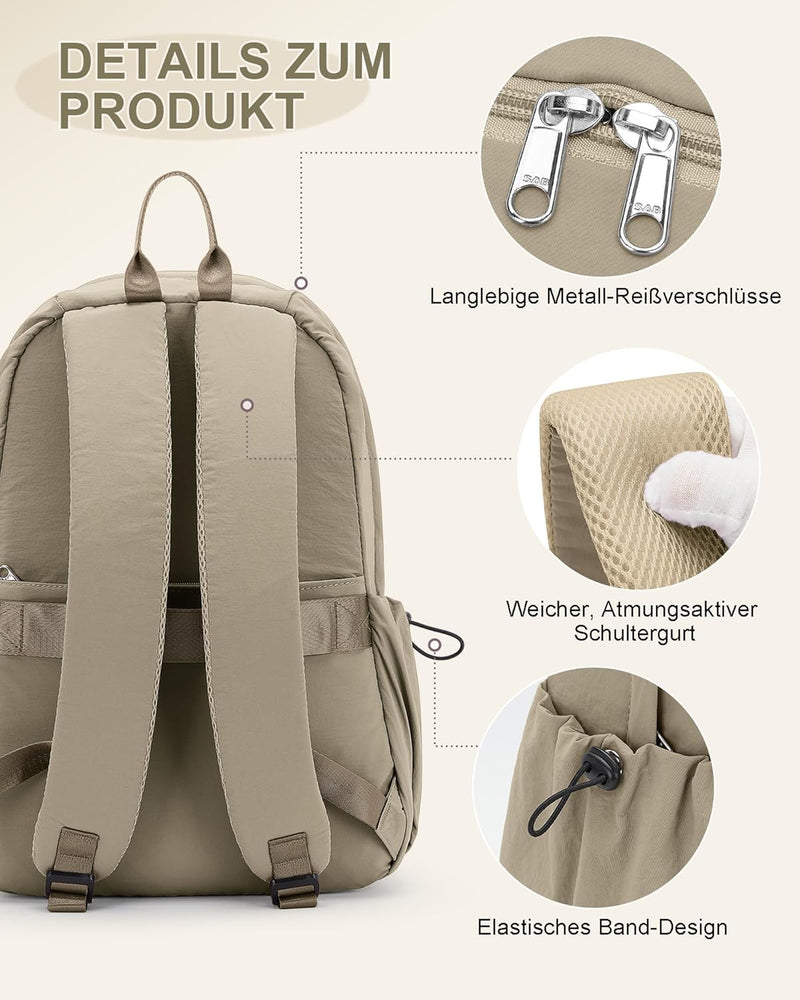 livbote School Backpack Teenager Backpack School Women Men Waterproof Lightweight Daypack Daypack Travel Backpack for Girls Boys
