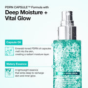 PDRN Collagen Glow Facial Serum Spray, Hydrating Face Mist, Hyaluronic Acid, Dewy Glass Finish, All Skin Types, Instant Plumping Hydration, Firming Care, Korean SkinCare, 100 ml, 3.38 fl oz