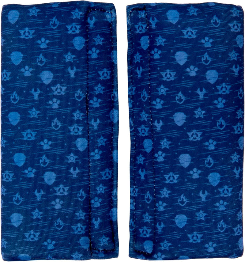 PAW PATROL Set of 2 Boys Mini Belt Pads Chase Marshall Chase and Marshall Child Seat Belt Pads Ideal for Child Safety Belts Extra Comfortable and Washable