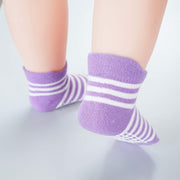 CozyWay Non-Slip Socks with Grippers - Ankle Style for Little Girls and Boys, Infants, Toddlers, Children