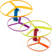 Battat Skyrocopter Flying Disc Toy with 2 Launchers & 4 Discs For Children Aged 3 Years Old & Up (6-Pcs), Multicolor - 10