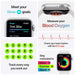Apple Watch Series 6 (GPS, 44mm) - Space Grey Aluminium Case with Black Sport Band (Renewed)