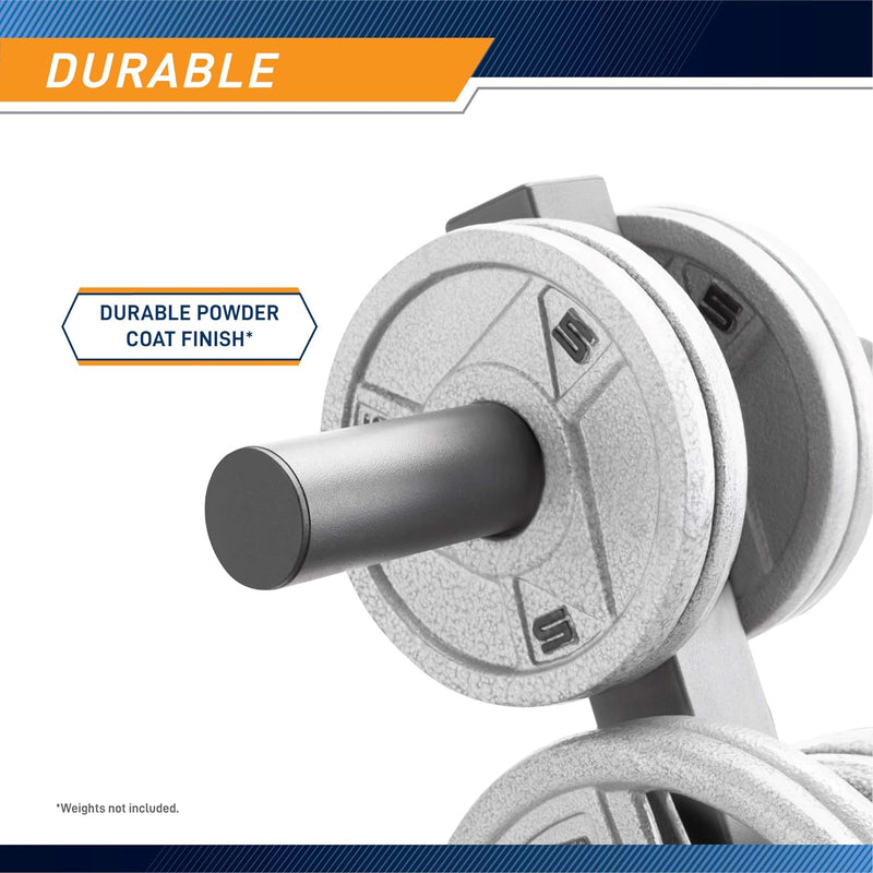 Marcy Olympic Weight Plate Tree for 2-Inch Plates Weight Storage Rack