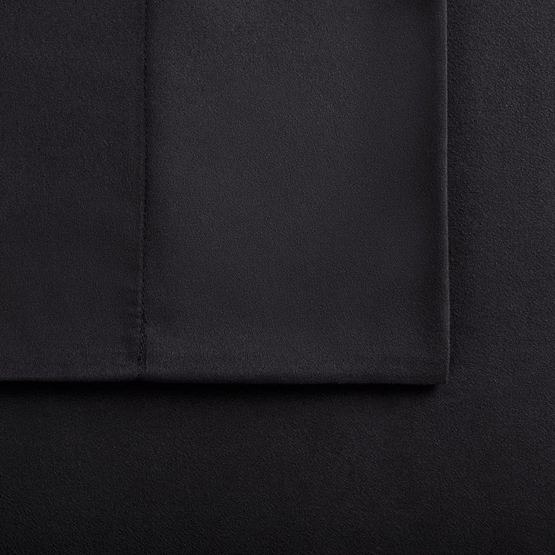 Serta Simply Clean Super Soft Hypoallergenic Stain Resistant Deep Pocket 3 Pieces Solid Bed Sheet Set, Twin XL, Silver Grey