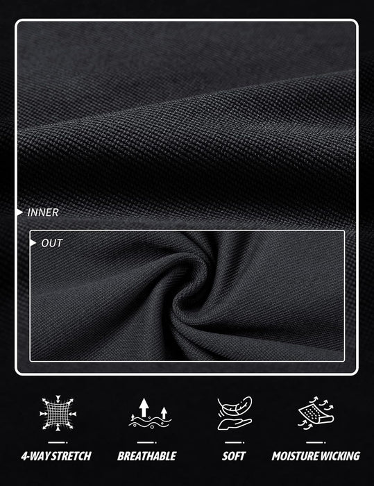 Men's Athletic Gym Shorts with Zipper Pockets 5.5" Elastic Waist Casual Cotton Sweat Short Pants for Pajama Jogger Sport