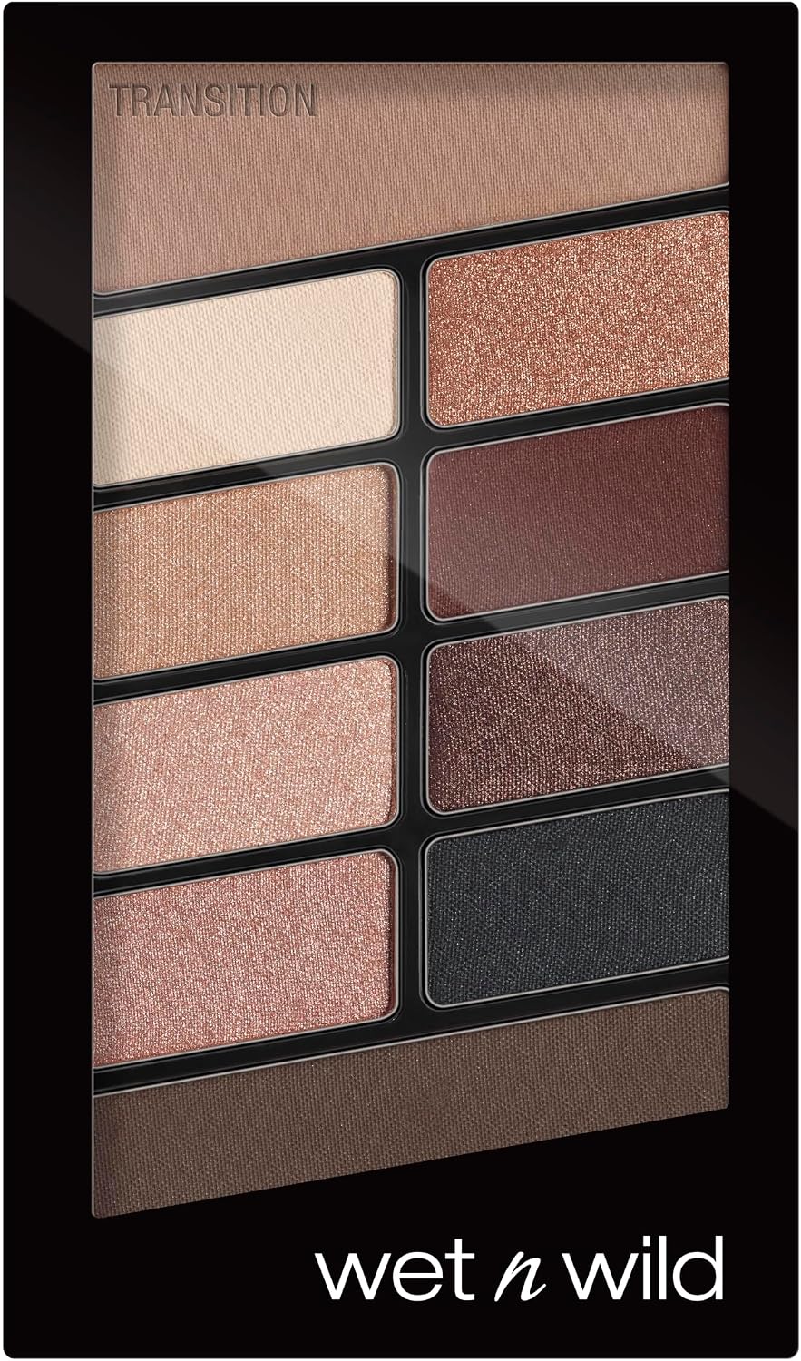 Color Icon 10-Pan Palette, Eyeshadow Palette, 10 Richly Pigmented Colors for Everyday Makeup, Long-Lasting and Easy to Blend Formula, Nude Awakening