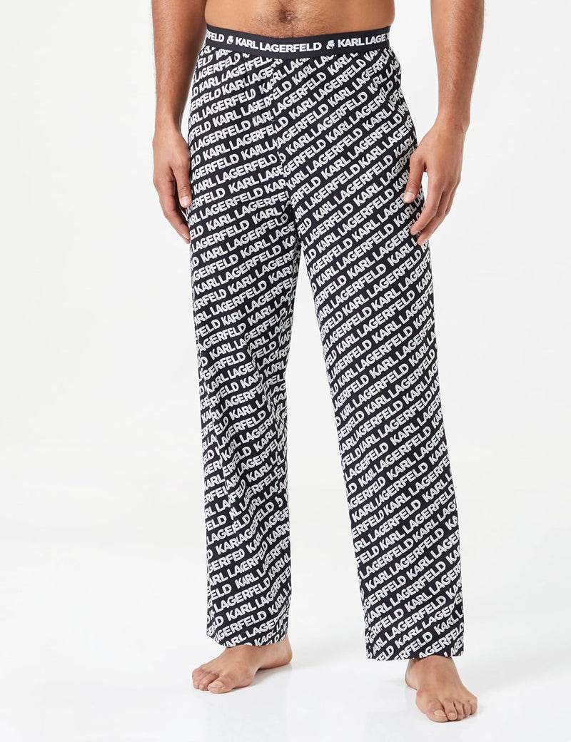 KARL LAGERFELD Men's Printed Pj T-shirt Set Pyjama set
