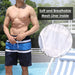 Maeau Men Swim Beach Shorts Quick Dry Swimming Trunks Drawstring Surfing Board Shorts