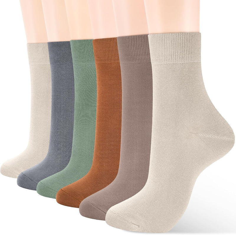 ATBITER Unisex Adult Athletic Socks Socks - 6 Pairs Multicolor