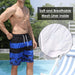 Maeau Men Swim Beach Shorts Quick Dry Swimming Trunks Drawstring Surfing Board Shorts