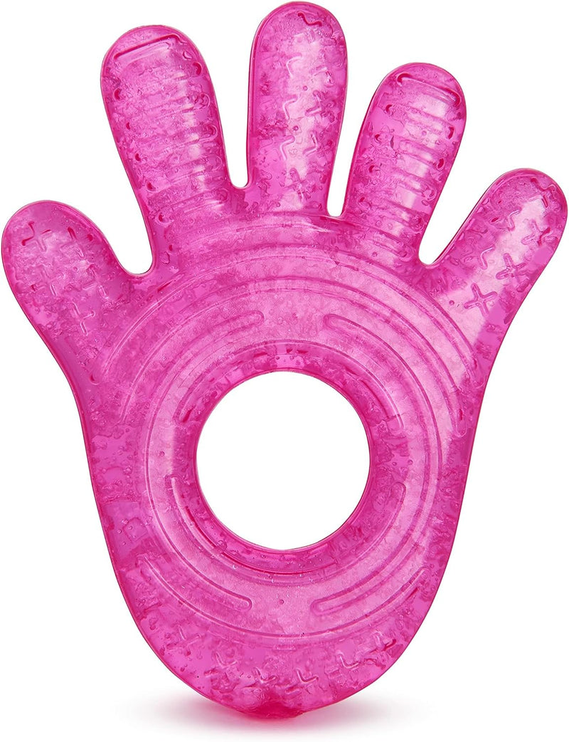 Munchkin Fun Ice Chewy Teether - Pack of 1- Pink hand
