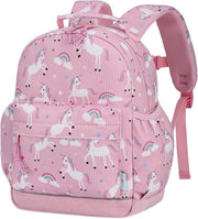 Corduroy Kids Toddler Backpack for Boys Girls 1-6 Yrs, Cute School Bag Children Rucksack for Preschool & Primary School & Nursery - Pink Unicorn-s