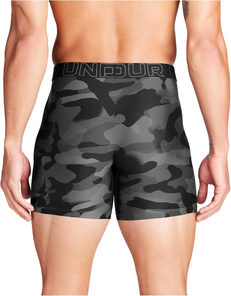 Under Armour mens Ua Performance Tech Boxerjock 6in 3-pack Boxer Briefs (pack of 3)