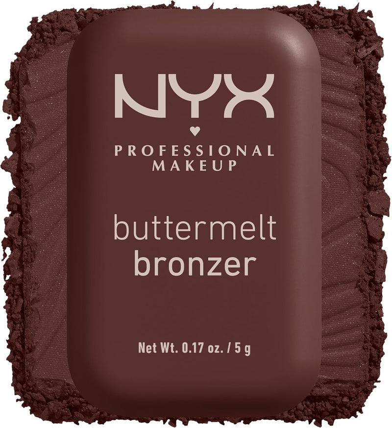 Buttermelt Bronzer, Powder Bronzer, 12 HR Wear, Fade Resistant & Transfer Resistant, Buildable, Vegan, Shade - All Butta'd Up, 1 Count - BUTTA THAN U