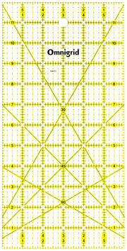 Omnigrid Ruler 1x6" - Rectangle 6" x 12"