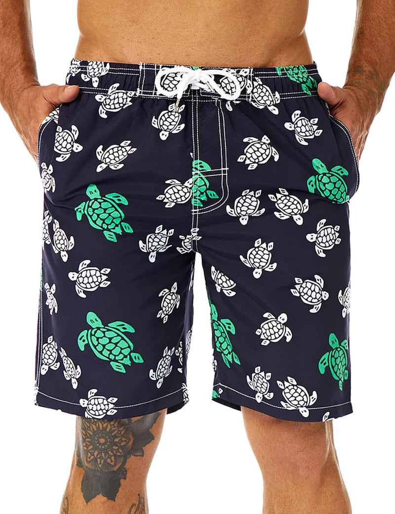 mens Board Shorts Board Shorts - Sea Turtles