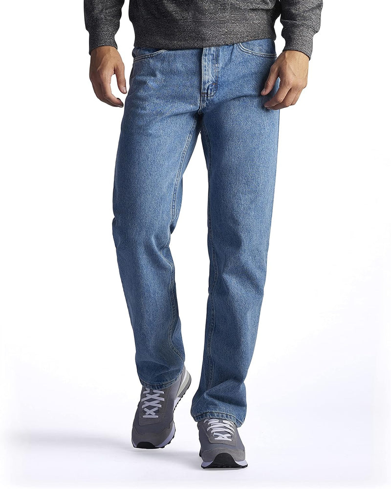 Mens Regular Fit Straight Leg Jean Jeans (pack of 1) - Light Stone