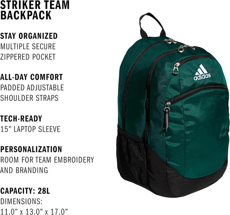 adidas Striker 2 Team Backpack, Team Navy Blue, Striker 2 Team Backpack