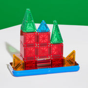 MAGNA-TILES microMAGS 26-Piece Travel Magnetic Construction Set Bold Colors, The Original Magnetic Building Brand